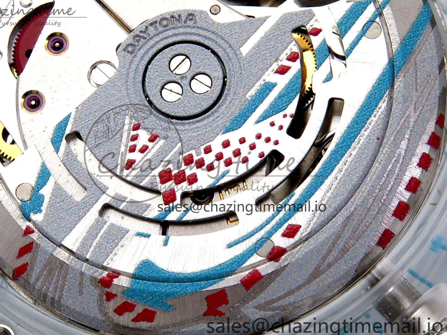 0131 Sophisticated Daytona AET Remould N6F 1:1 Best Edition Blue Dial on Rubber Strap SA 917